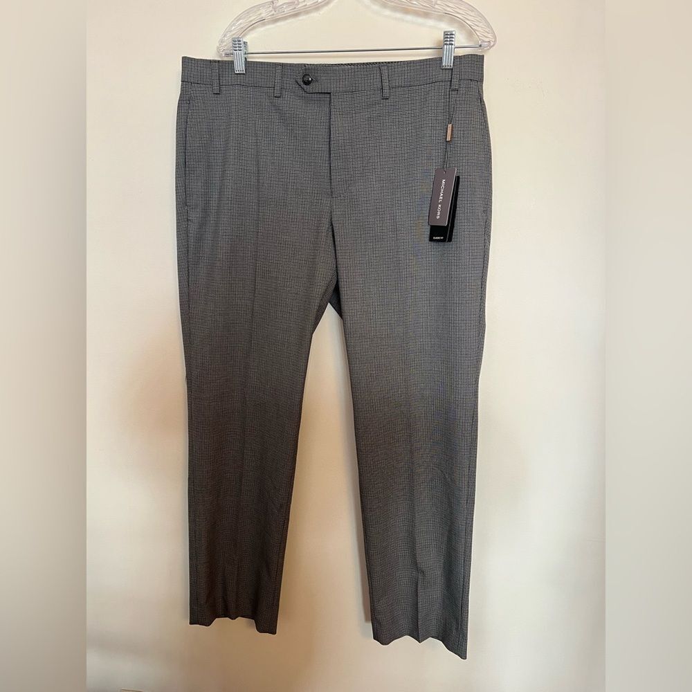 Michael Kors Charcoal Herringbone Pants